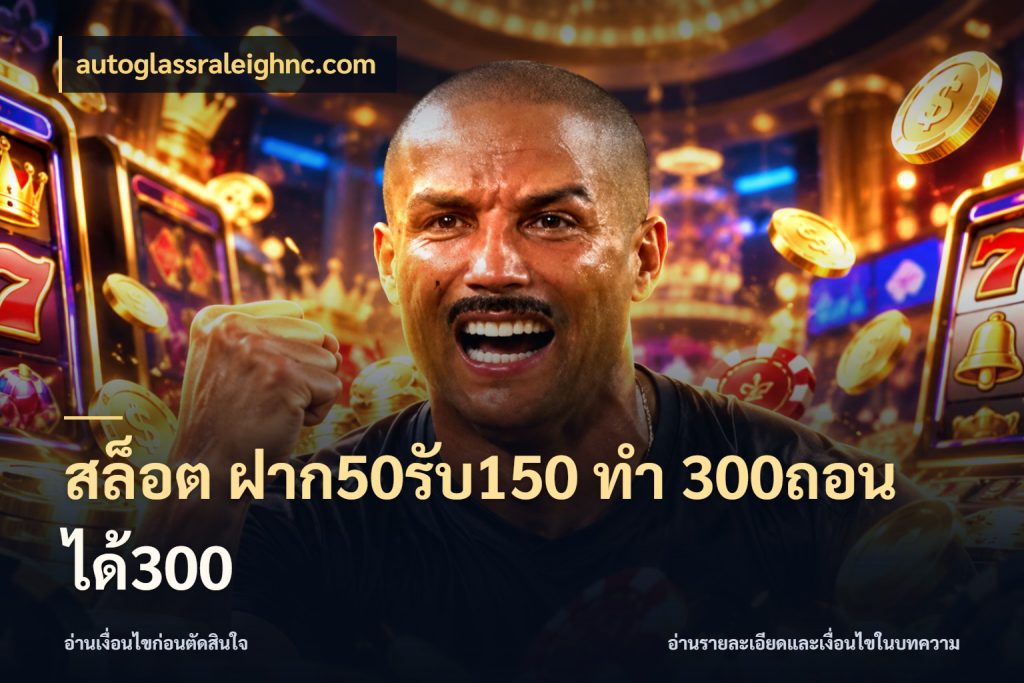 สล็อต ฝาก50รับ150 ทํา 300ถอนได้300 สนุกกับตัวเลือกโปรในสไตล์ของคุณ กับ autoglassraleighnc.com