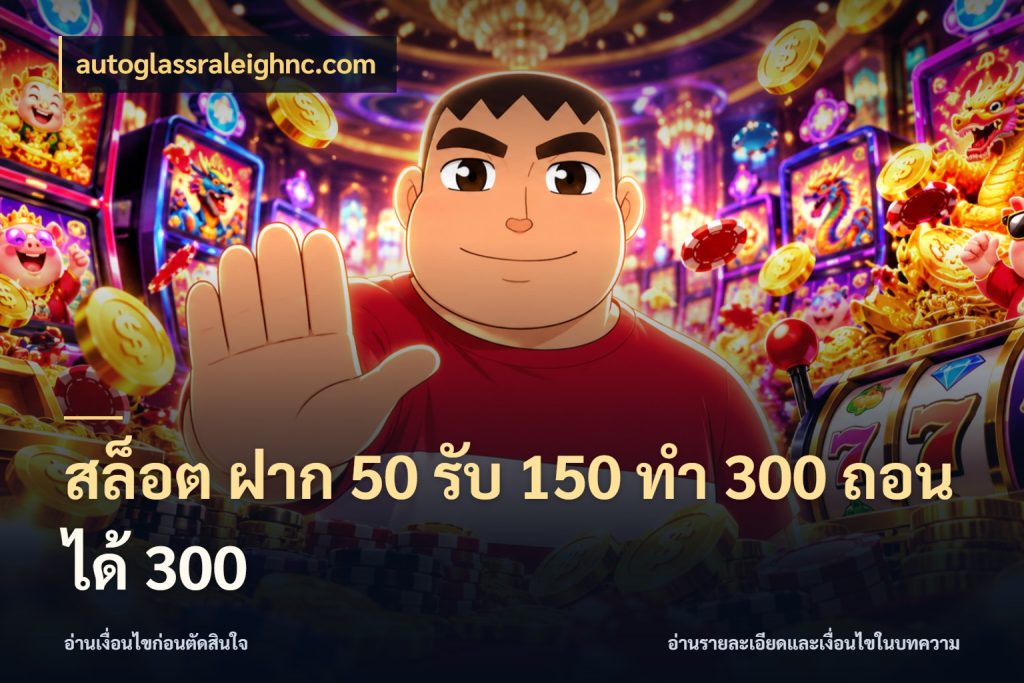 สล็อต ฝาก 50 รับ 150 ทํา 300 ถอนได้ 300 สีสันของโปรฝากและยอดรับ สไตล์ autoglassraleighnc.com