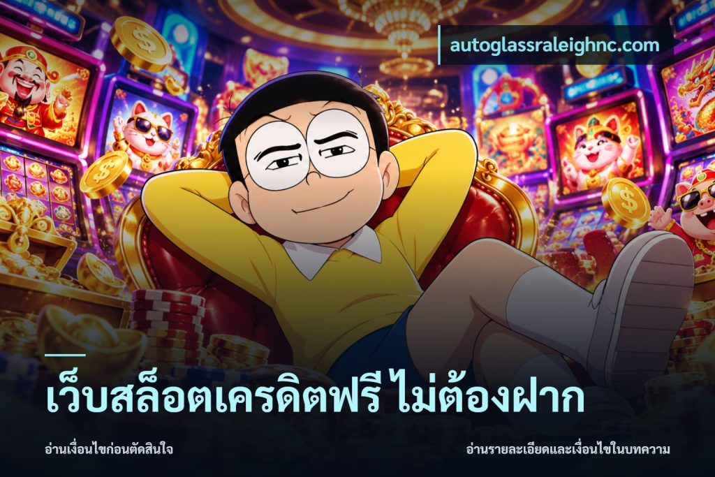 เว็บสล็อตเครดิตฟรี ไม่ต้องฝาก