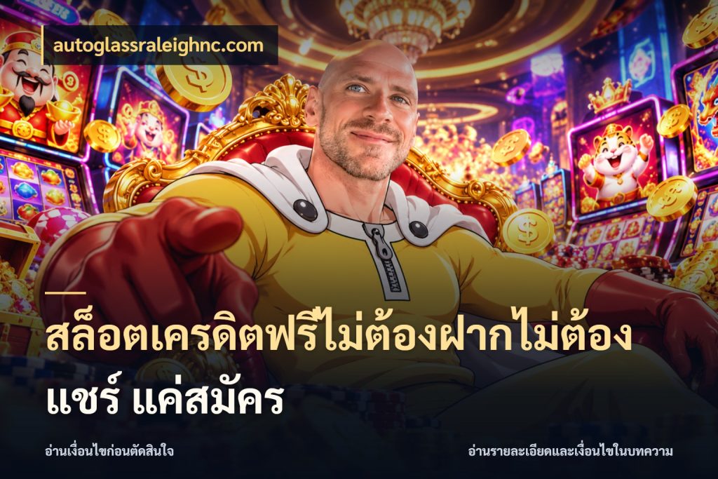 สล็อตเครดิตฟรีไม่ต้องฝากไม่ต้องแชร์ แค่สมัคร จับมุมเด่นของเครดิตฟรีให้ตรงใจ ในมุม autoglassraleighnc.com