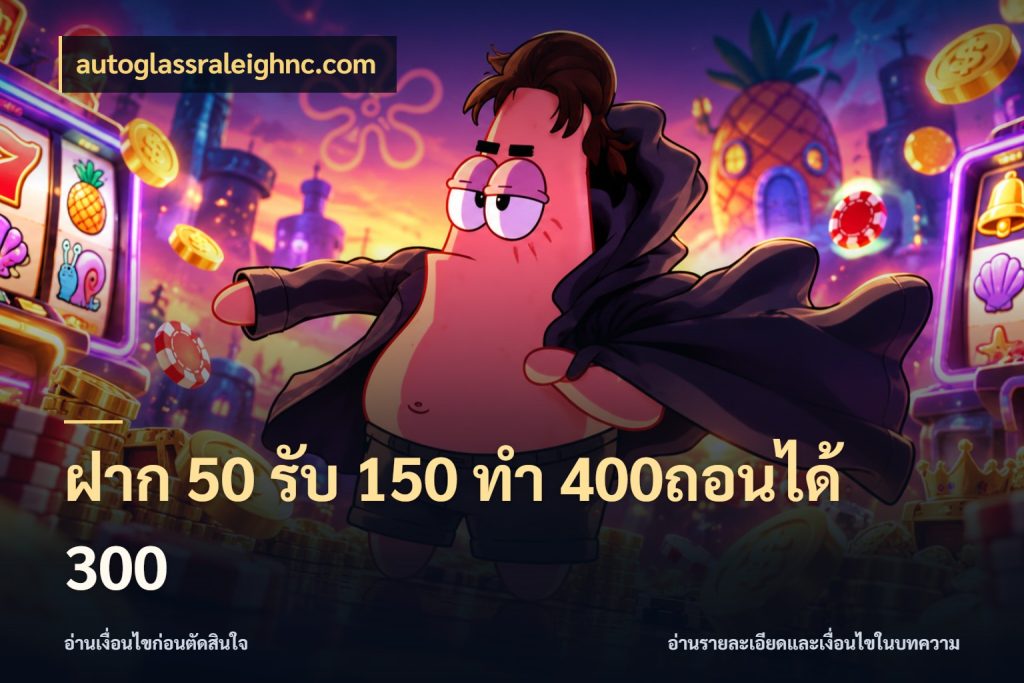 ฝาก 50 รับ 150 ทํา 400ถอนได้ 300 สายโบนัสเลือกจังหวะสนุกได้อย่างไร ในมุม autoglassraleighnc.com