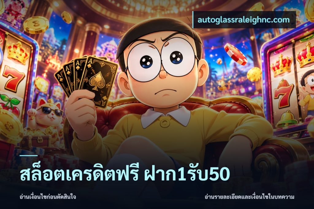 สล็อตเครดิตฟรี ฝาก1รับ50