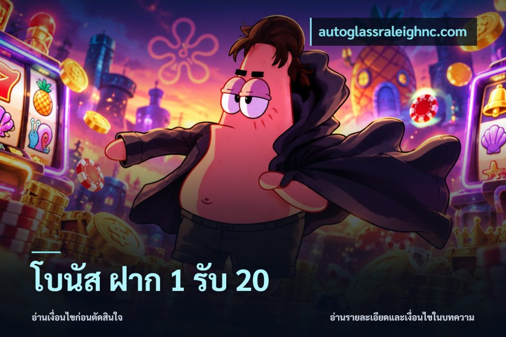 โบนัส ฝาก 1 รับ 20