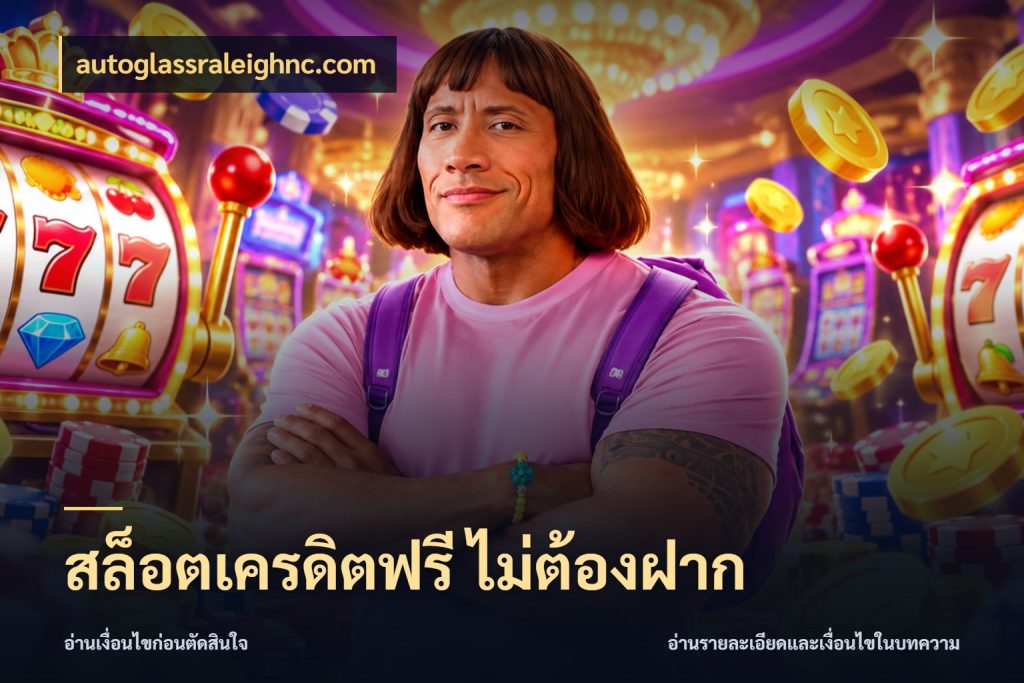 สล็อตเครดิตฟรี ไม่ต้องฝาก จับมุมเด่นของเครดิตฟรีให้ตรงใจ ในมุม autoglassraleighnc.com