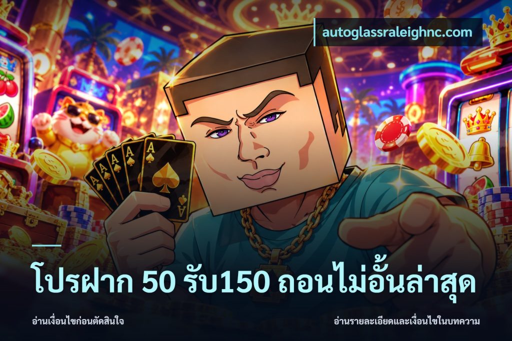 โปรฝาก 50 รับ150 ถอนไม่อั้นล่าสุด