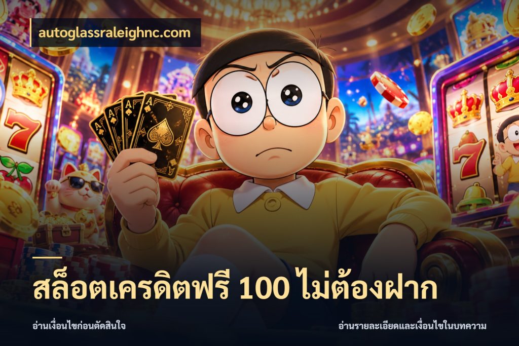 สล็อตเครดิตฟรี 100 ไม่ต้องฝาก จับมุมเด่นของเครดิตฟรีให้ตรงใจ สไตล์ autoglassraleighnc.com