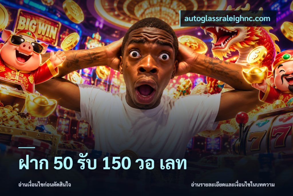 ฝาก 50 รับ 150 วอ เลท
