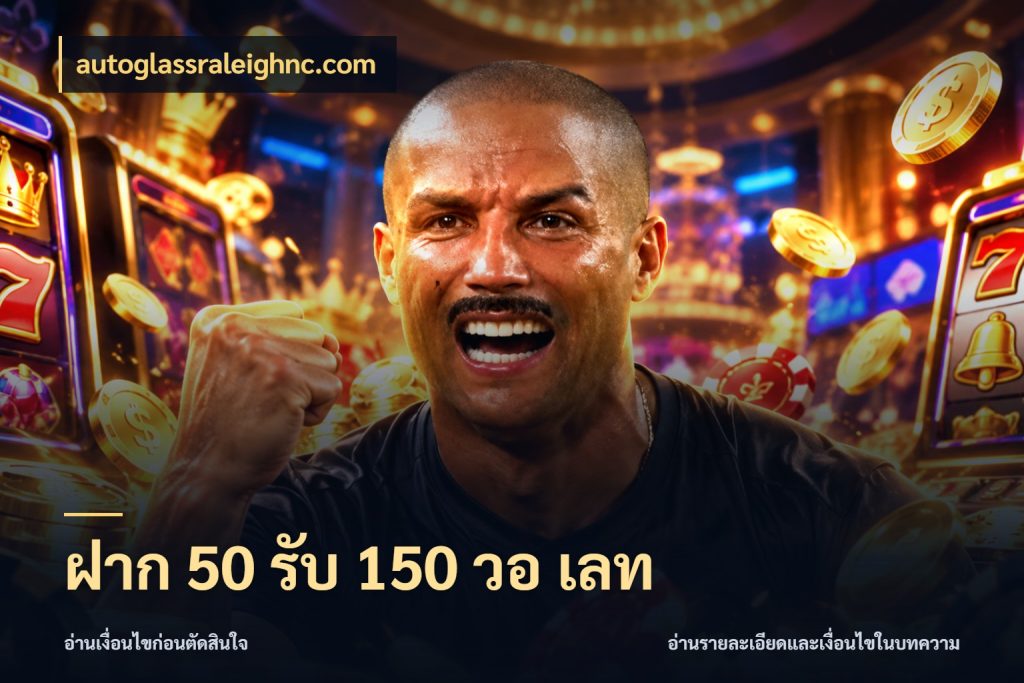 ฝาก 50 รับ 150 วอ เลท จับคู่โบนัสกับสไตล์เกมที่ชอบ ในมุม autoglassraleighnc.com