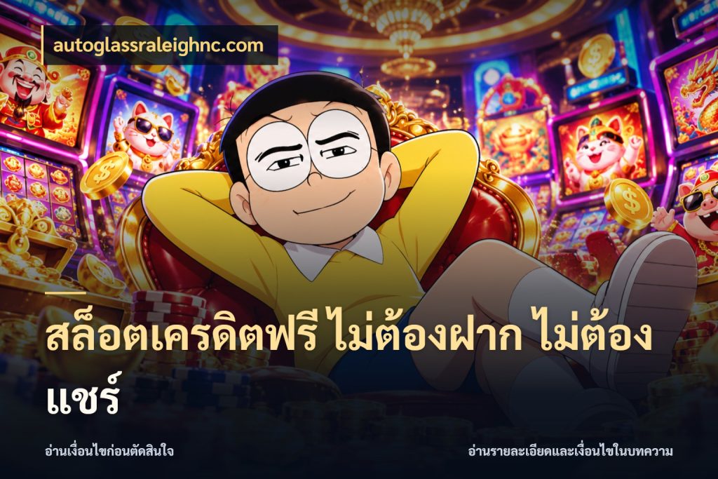สล็อตเครดิตฟรี ไม่ต้องฝาก ไม่ต้องแชร์ autoglassraleighnc.com เครดิตแต่ละรูปแบบมีมุมไหนให้ดู