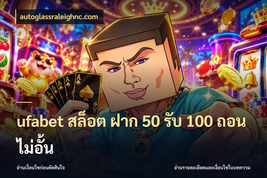 ufabet สล็อต ฝาก 50 รับ 100 ถอนไม่อั้น autoglassraleighnc.com จับประเด็นยอดรับก่อนเลือกความสนุก
